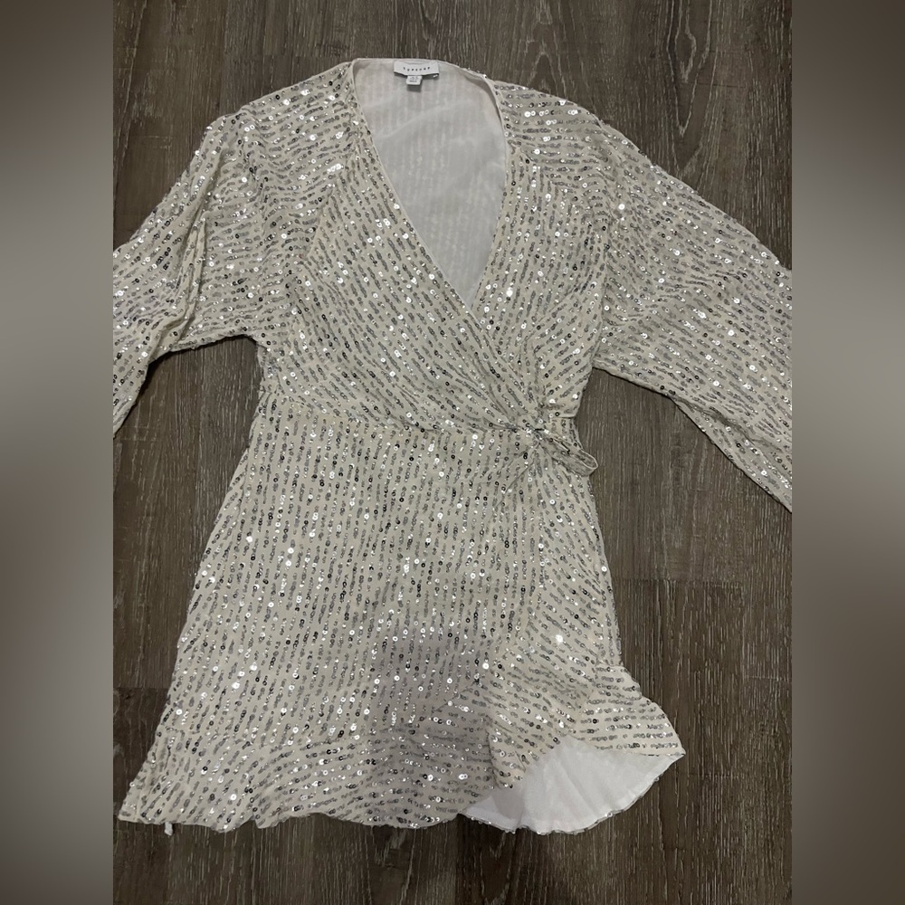 Topshop wrap around dress